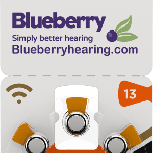 Rayovac Blueberry Hearing Aid Battery Size Orange 13